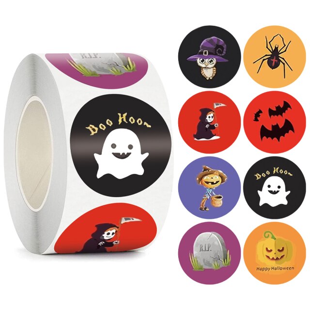 Cute Happy Halloween Stickers