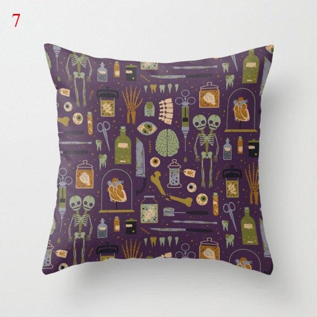 Anime Ghost Skull Cushion Cover For Halloween