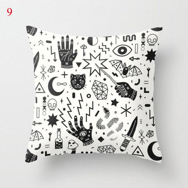 Anime Ghost Skull Cushion Cover For Halloween