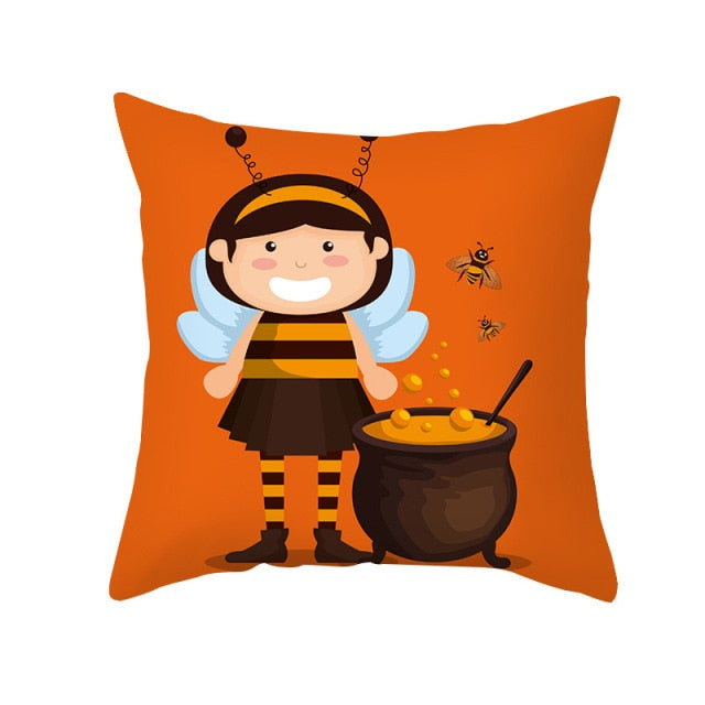 Ghost Halloween Decoration for Home Pillowcase