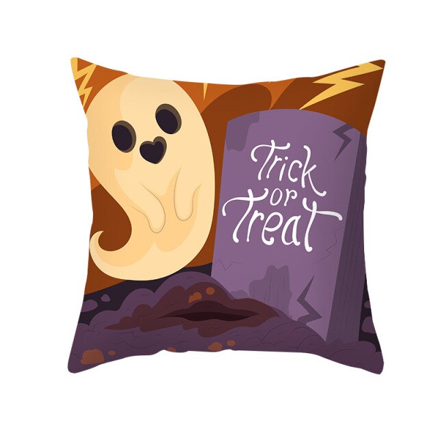 Ghost Halloween Decoration for Home Pillowcase