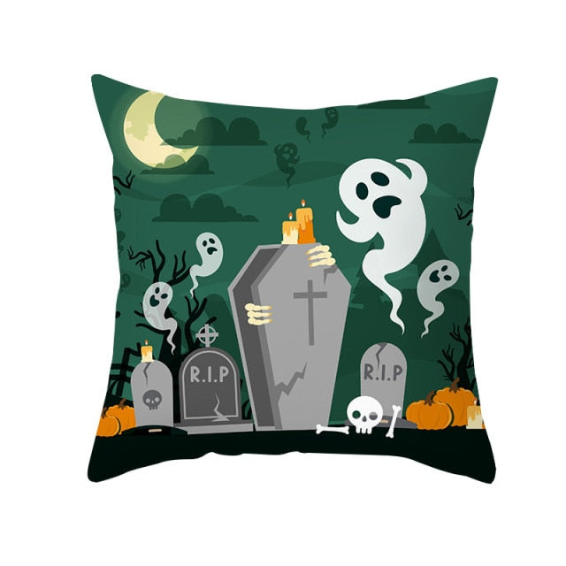 Ghost Halloween Decoration for Home Pillowcase
