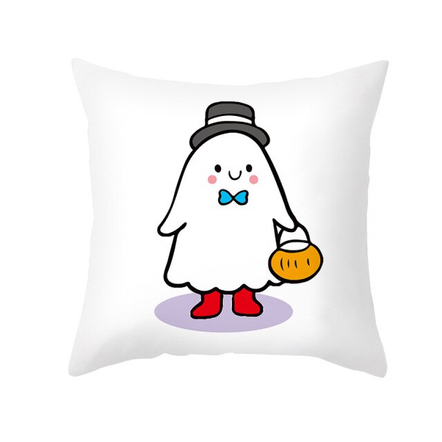 Ghost Halloween Decoration for Home Pillowcase
