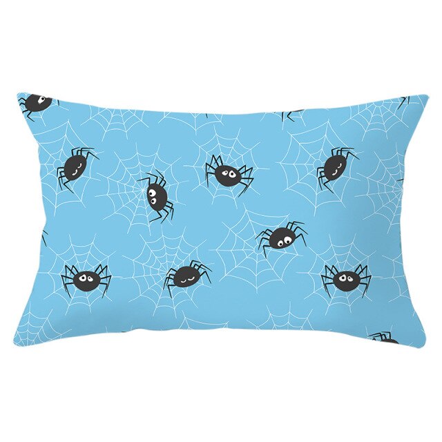Decorative Halloween Pumpkin Wreath Cushion Cover