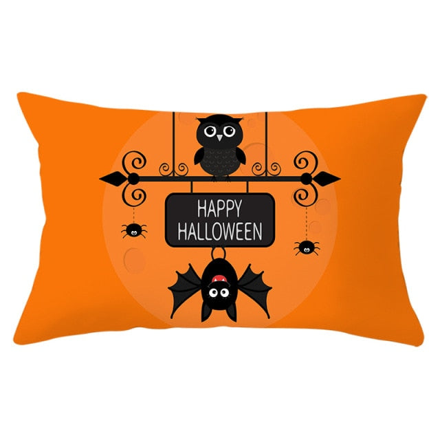 Cartoon Animals Letters Printed Pillowcase