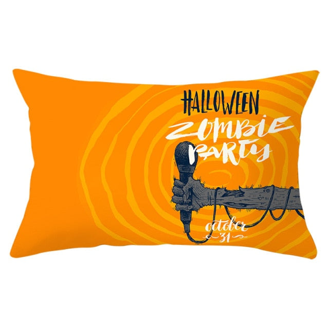 Cartoon Animals Letters Printed Pillowcase