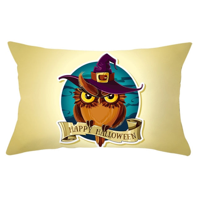 Cartoon Animals Letters Printed Pillowcase
