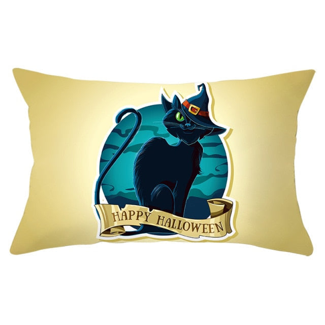 Cartoon Animals Letters Printed Pillowcase
