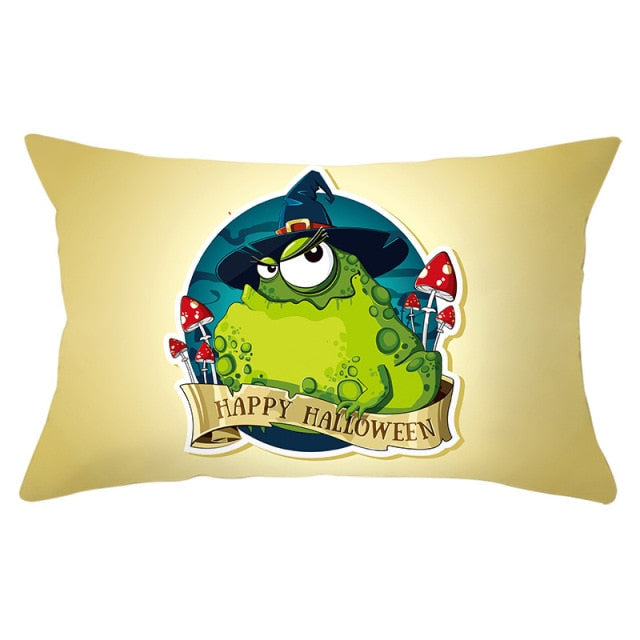 Cartoon Animals Letters Printed Pillowcase