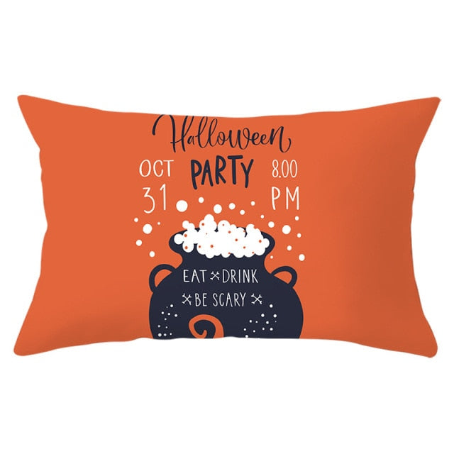 Cartoon Animals Letters Printed Pillowcase