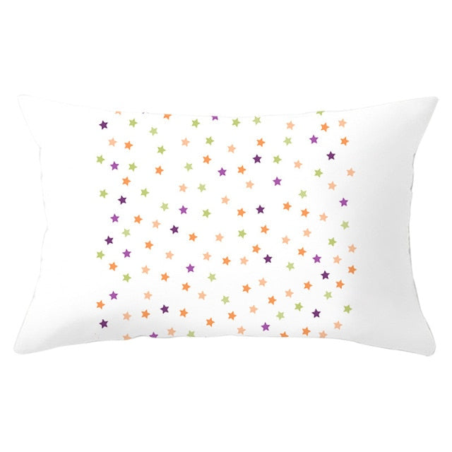 Cartoon Animals Letters Printed Pillowcase
