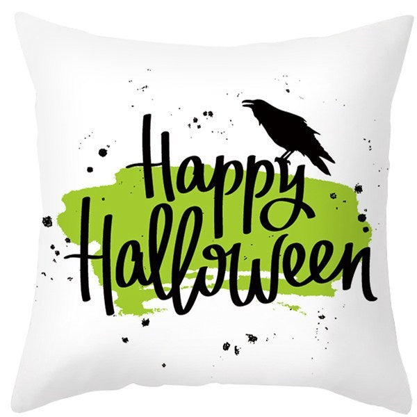 Pumpkin Printed Anime Decorative Pillow Case