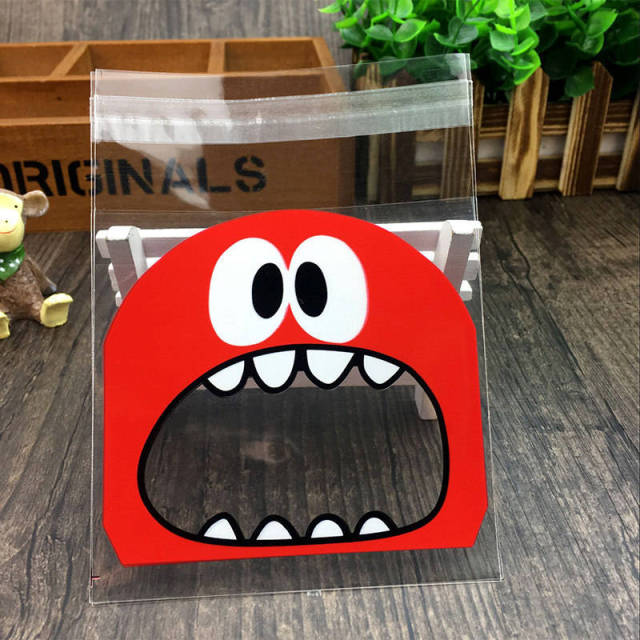 Cute Big Teeth Plastic Bags