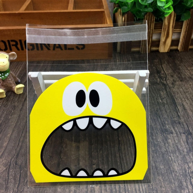 Cute Big Teeth Plastic Bags