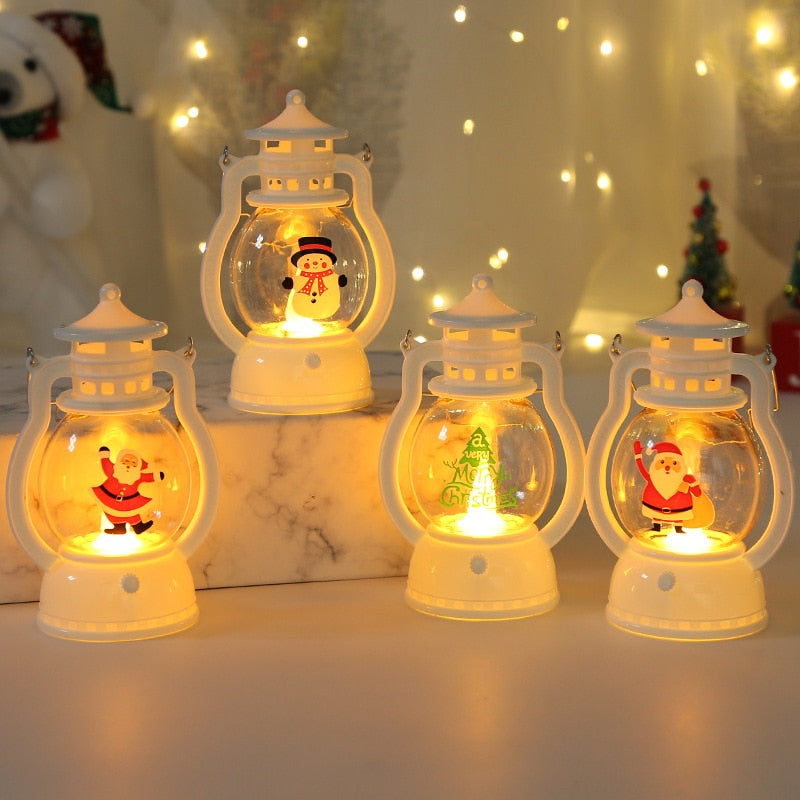Night Light Lantern Portable LED Small Oil Lamp