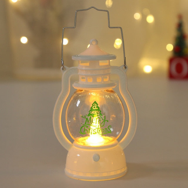 Night Light Lantern Portable LED Small Oil Lamp