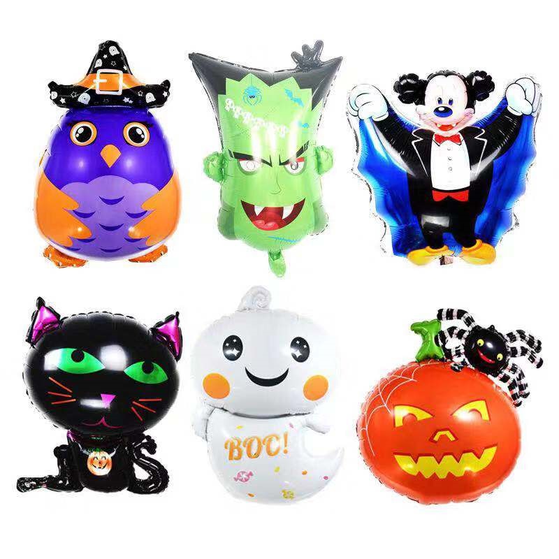Cute Animal Aluminum Balloons For Halloween Decoration