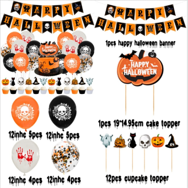 Full Halloween Decoration Set