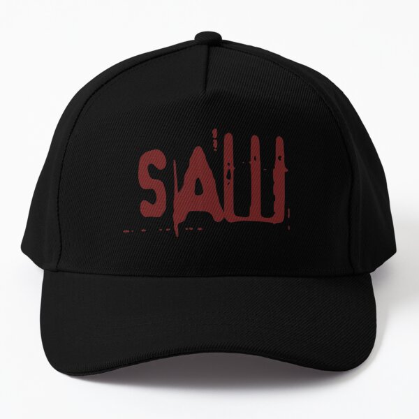 Saw Horror Movie Logo Spiral  Baseball Cap