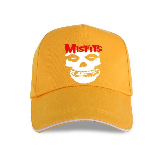 The Misfits Skull Red Letters Adult Horror Punk Cap