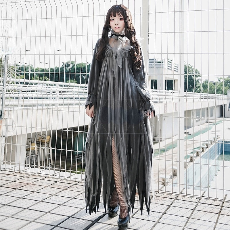 Scary Horror Halloween Cosplay Costume Carnival Women Dress