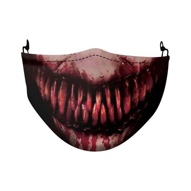 Scary Reusable Washable Mask