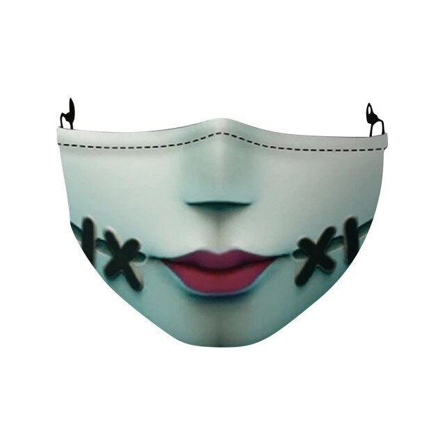 Scary Reusable Washable Mask