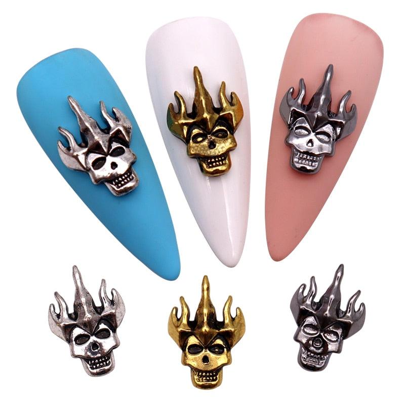 3D Ghost Head Nail Decorations For Halloween