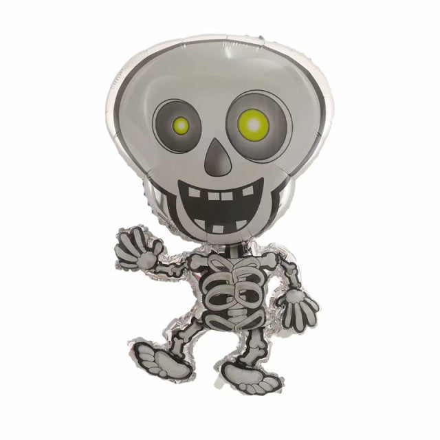 Halloween Dancing Skeletons Foil Party Balloons