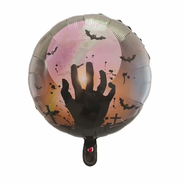 Halloween Dancing Skeletons Foil Party Balloons
