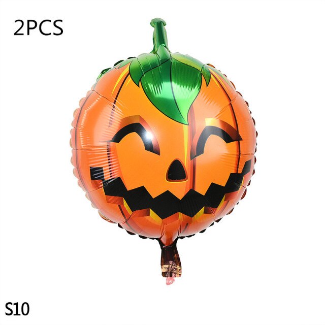 Halloween Cartoon Printed Foil Balloon Set