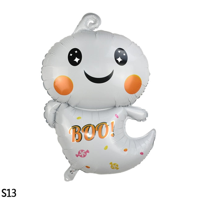 Halloween Cartoon Printed Foil Balloon Set