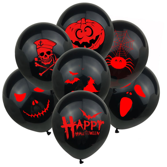Blood Printed Halloween Latex Balloon