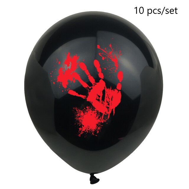 Blood Printed Halloween Latex Balloon