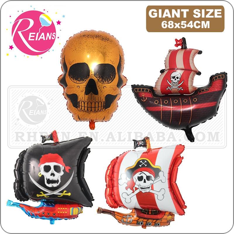 Scary Cartoon Skull Corsair Balloon