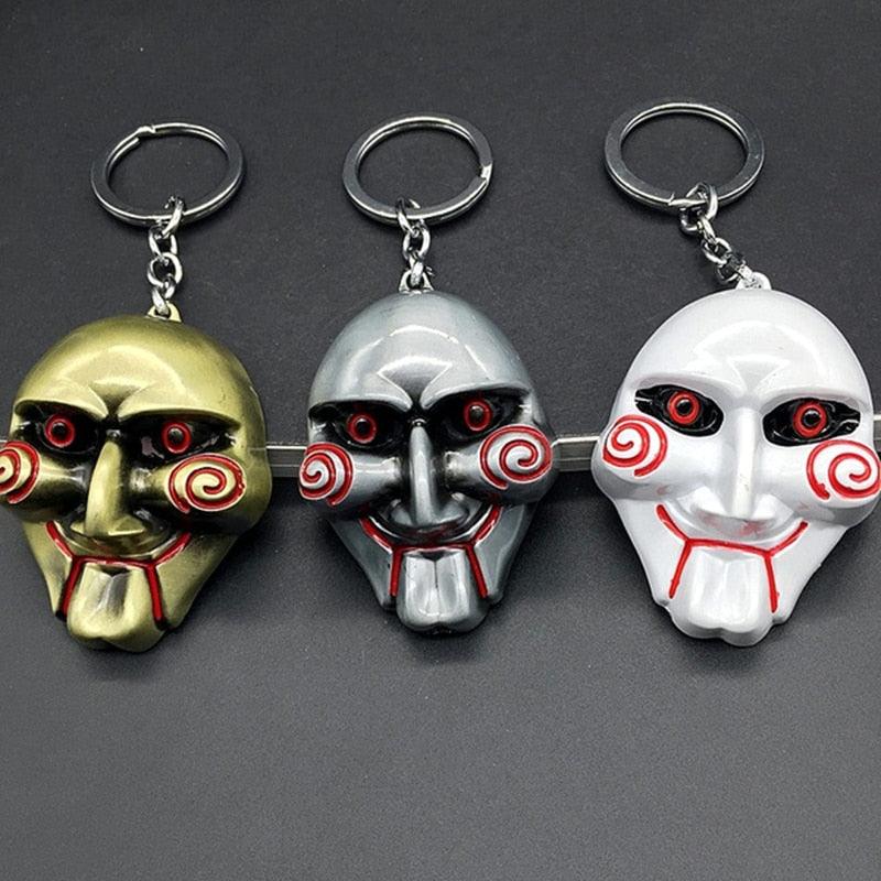 Horror Movie Saw Mask Keychain