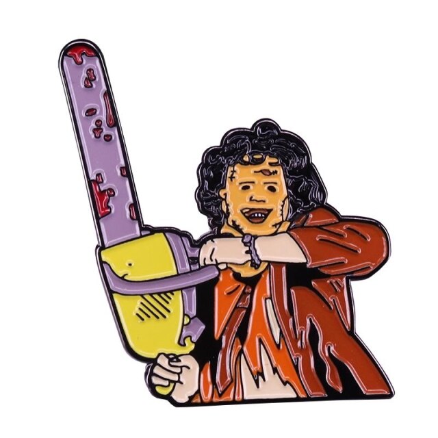 The Texas Chainsaw - Saw Scary Killer Enamel Pin Brooch