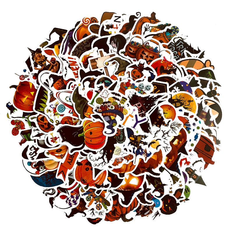 Halloween Pumpkin Wall Stickers