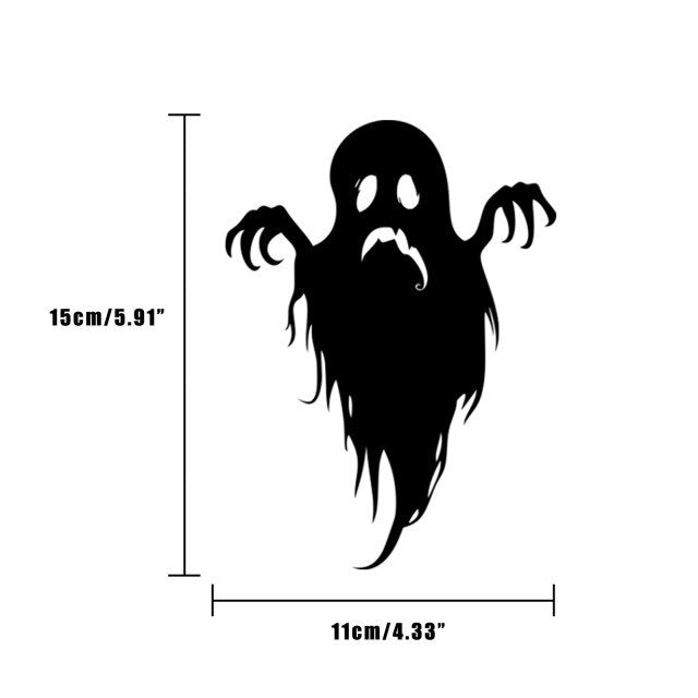 Halloween Window Decoration Witch Sticker