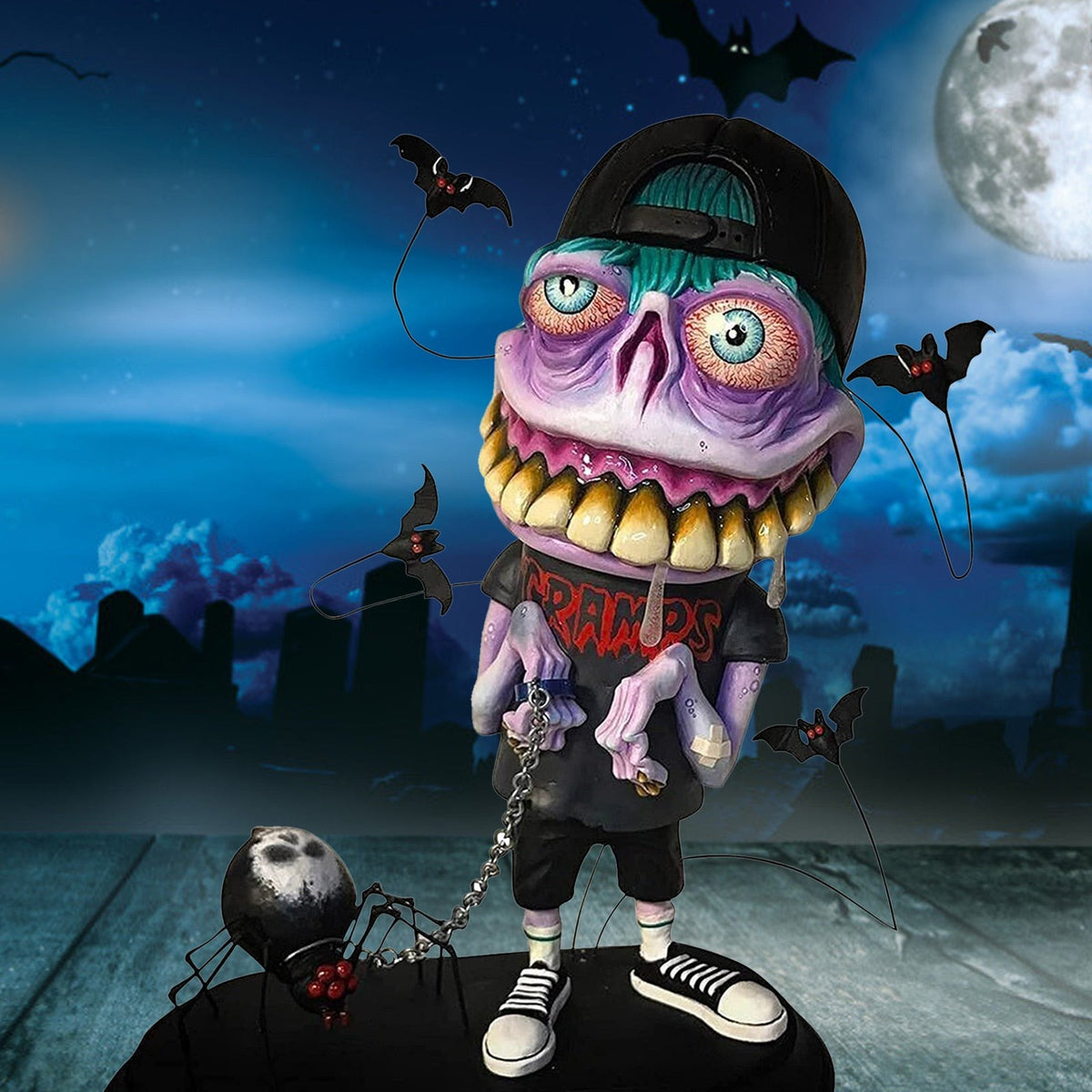 Big Mouth Monster Statue Halloween Decoration