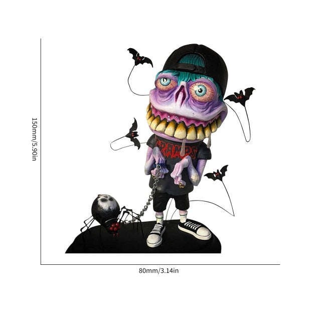 Big Mouth Monster Statue Halloween Decoration