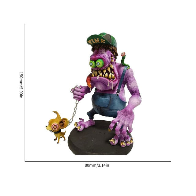 Big Mouth Monster Statue Halloween Decoration