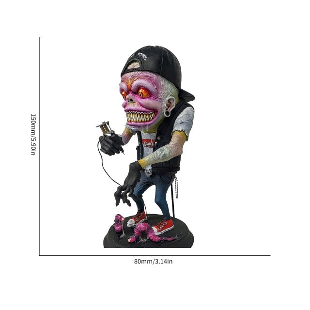 Big Mouth Monster Statue Halloween Decoration