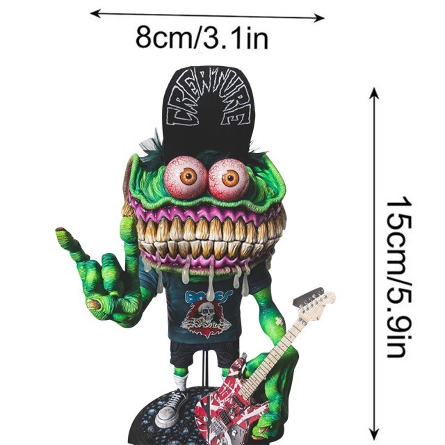 Halloween Angry Big Mouth Eccentric Statue