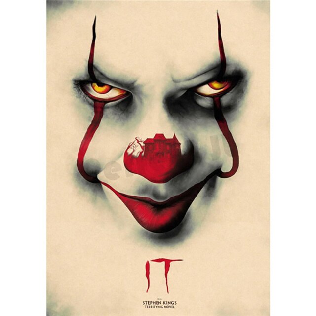 Horror It Movie Posters For Wall Decoration