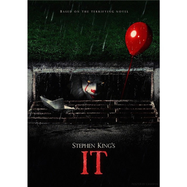 Horror It Movie Posters For Wall Decoration
