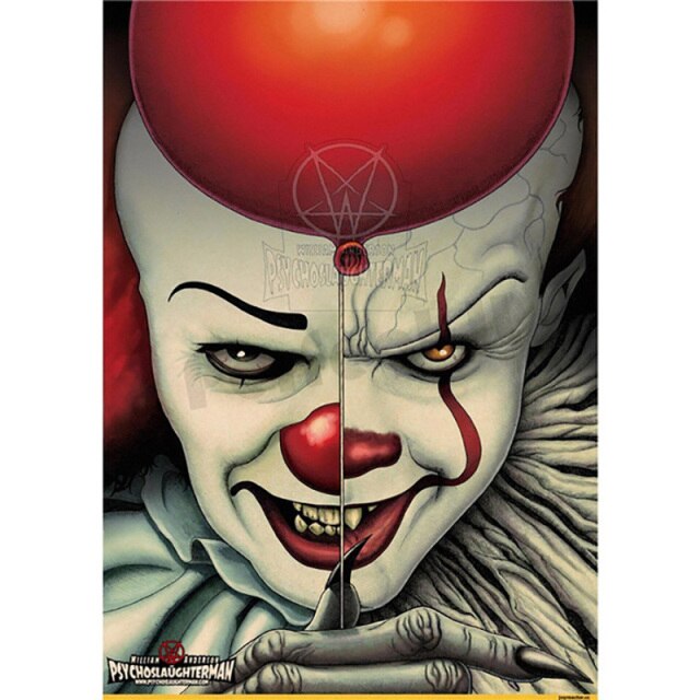 Horror It Movie Posters For Wall Decoration