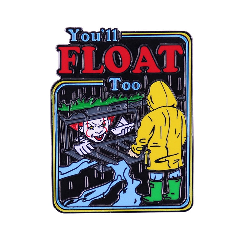 It Horror Movie Enamel Pin Brooch