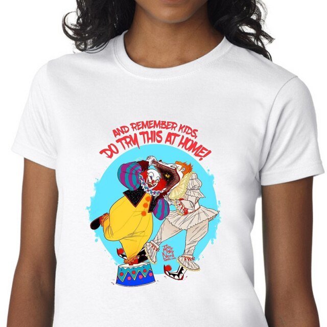 Horror IT Movie T Shirt Women Stephen King
