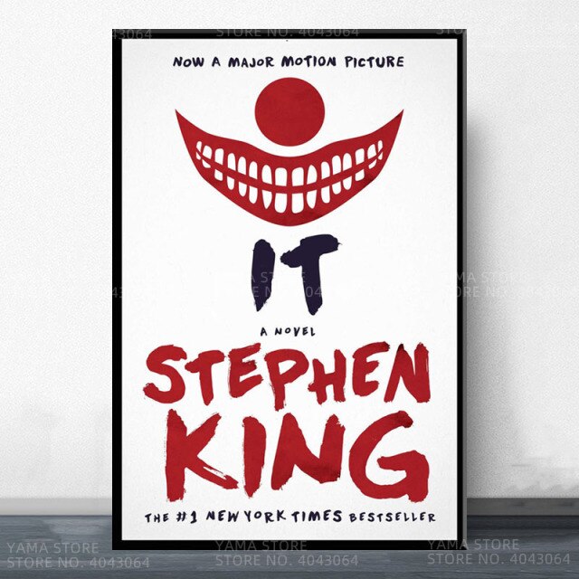Retro Stephen King From IT Movie Wall Art